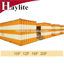 ISO-контейнера дома контейнера 20ft доставка контейнер с цветными подгонянное обслуживание